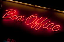 'Box Office' in neon lights