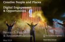 Cover image from a Creative People and Places digital report
