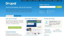 Image of Drupal front page