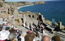 Photo of an open air theatre by the sea