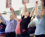 Photo of a session of the Dance for Parkinson’s project