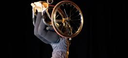 Performance by dancer in a wheelchair