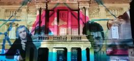 Hull City Hall illuminated at the opening event for Hull City of Culture in 2017