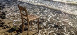 Chair by the seashore