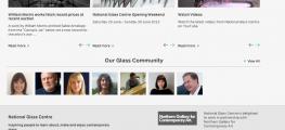 Image of National Glass Centre web page