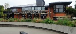 Exterior New Wolsey Theatre near Ipswich, Suffolk, England