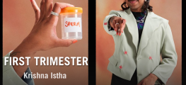 Promotional material for Krishna Istha’s show First Trimester