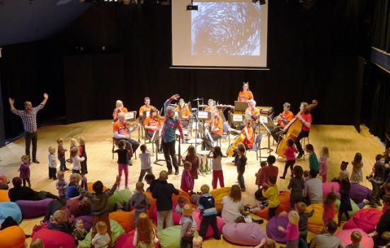 Photo of a childrens' concert