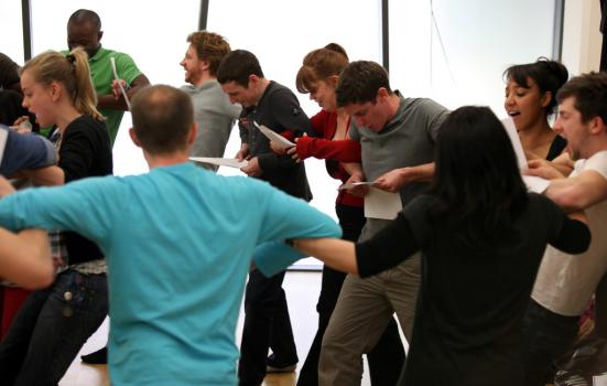 Photo of an actors' workshop