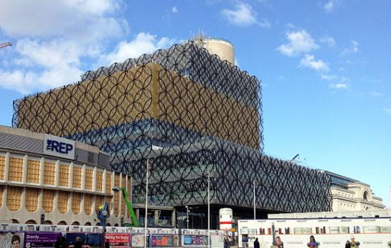 Photo of The Library of Birmingham under construction