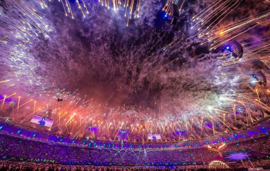 Photo of the Closing Ceremony of the London 2012 Olympic Games