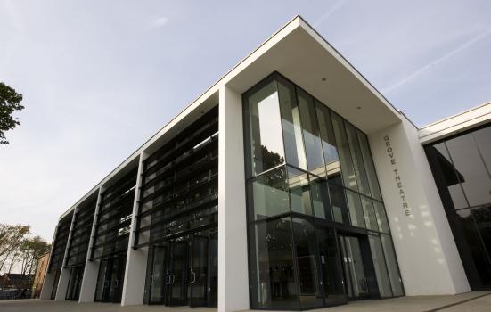 Photo of exterior of Grove Theatre, Dunstable