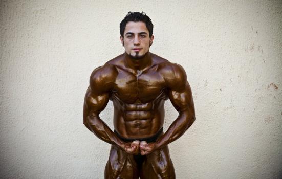 Photo of Arab body builder