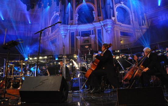 BBC concert orchestra on stage