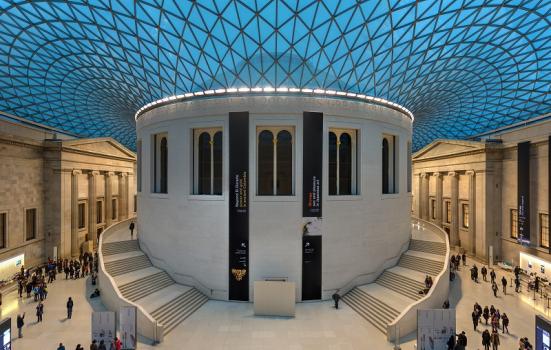 Photo of courtyard in the British Museum