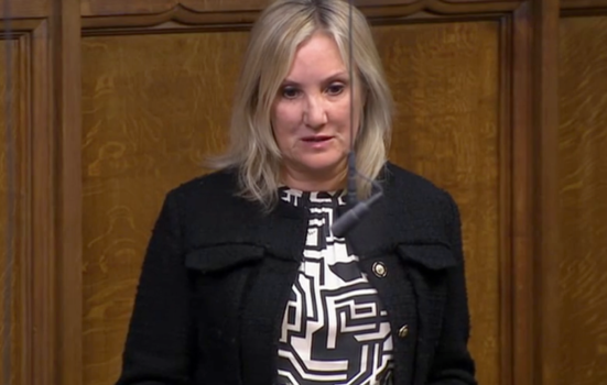 Caroline Dinenage speaking in parliament