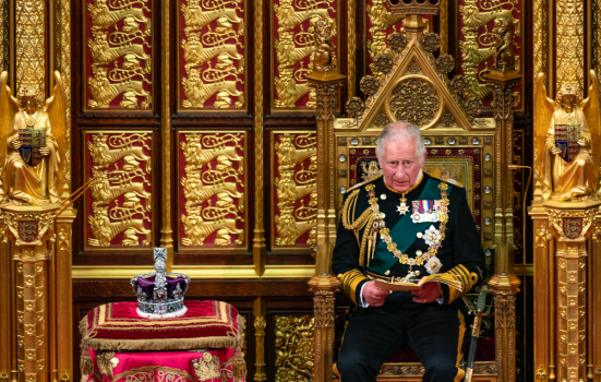 King Charles in the House of Lords