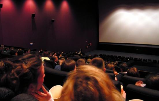 Photo of people in a cinema screen
