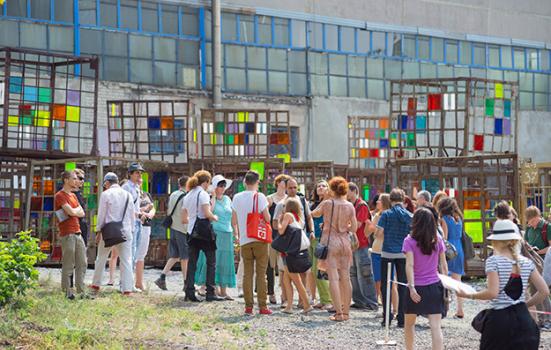 Photo of Visitors at The Izolyatsia Foundation