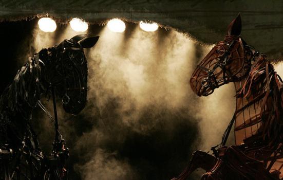 Photo of a production of War Horse