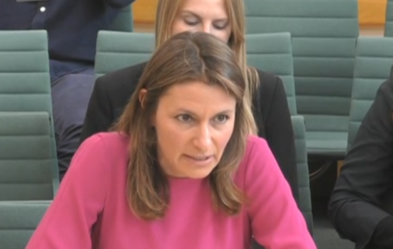 Culture Secretary Lucy Frazer appearing before the Culture Select Committee