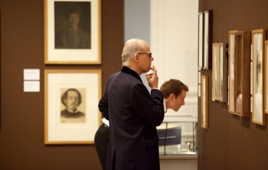Photo of a man in a gallery in Birmingham