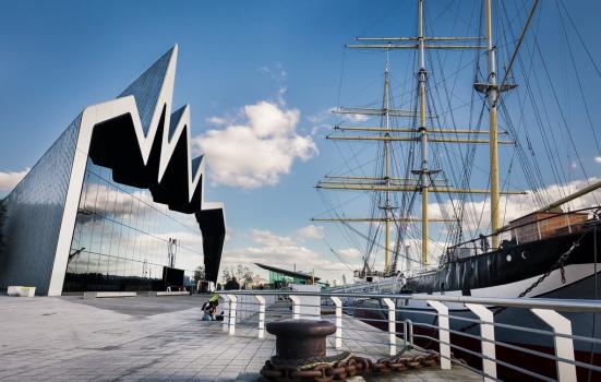 Photo of the Riverside Museum in Glasgow