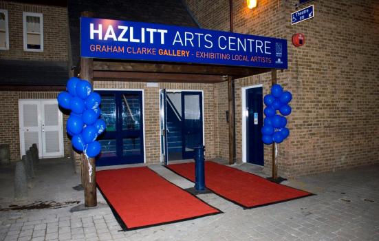 Image of Hazlitt Arts Centre entrance
