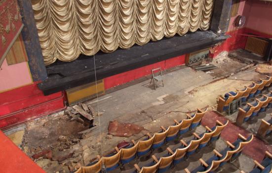 Theatre Royal Hyde in dis-repair