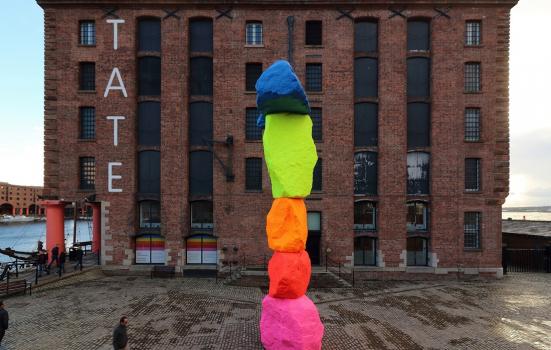 Front view of the Tate Liverpool