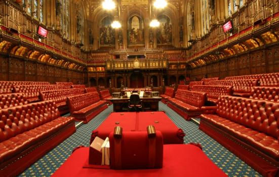 Interior of the Lords Chamber