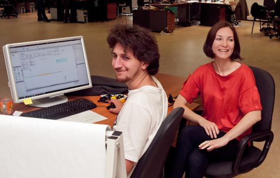 Image of colleagues in office