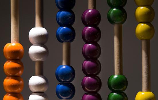 Photo of an abacus