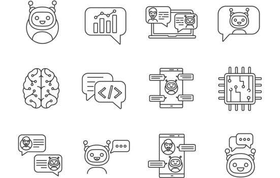 Chatbot icons