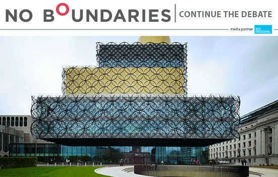 Birmingham's new library exterior