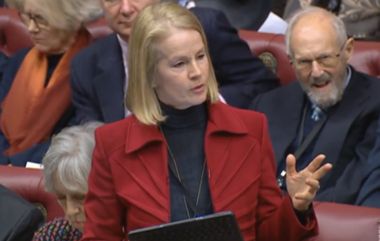 Deborah Bull addressing the House of Lords