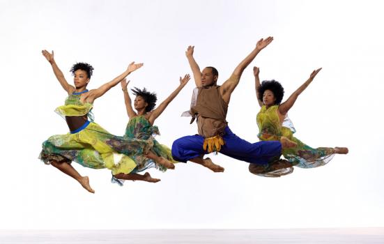 Photo of EVIDENCE DANCE COMPANY in New Conversations featuring Annique Roberts, Courtney Paige, Ross Keon Thoulouis & Shayla Caldwell