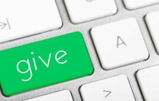Photo of Give on keyboard