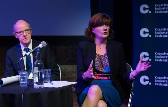 Photo of Nicky Morgan and Nick Gibb at CIF event