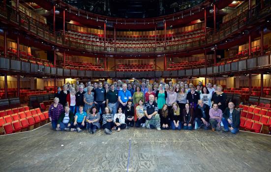 Image of amateur theatre-makers at the RSC