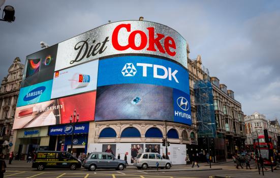 Piccadilly circus billboards