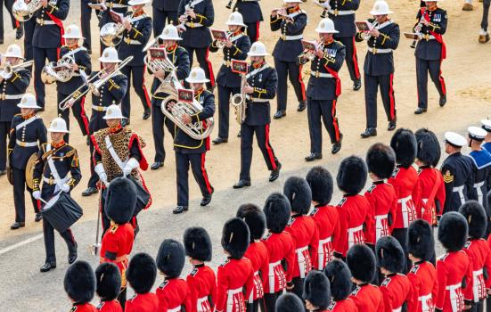 Marching bands for Queen's funeral