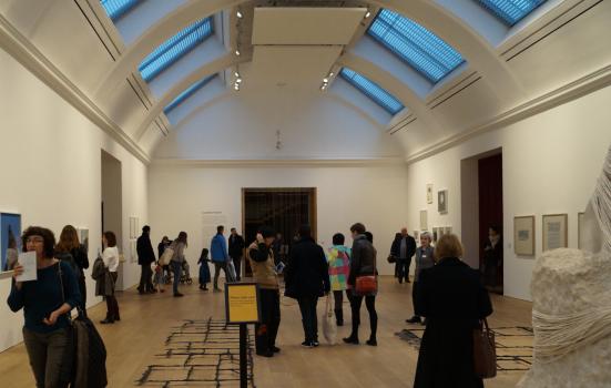 visitors attending Withworth Art Gallery