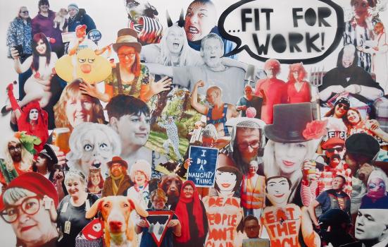 Vince Laws, Fit For Work!, comic book page spread, 2020 – Not Going Back To Normal