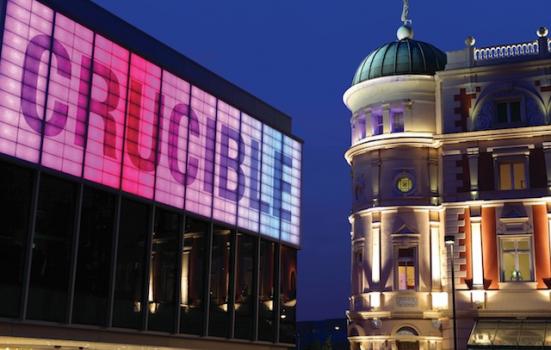 Photo of Sheffield's Crucible theatre