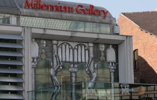 A photo of the Millennium Gallery in Sheffield