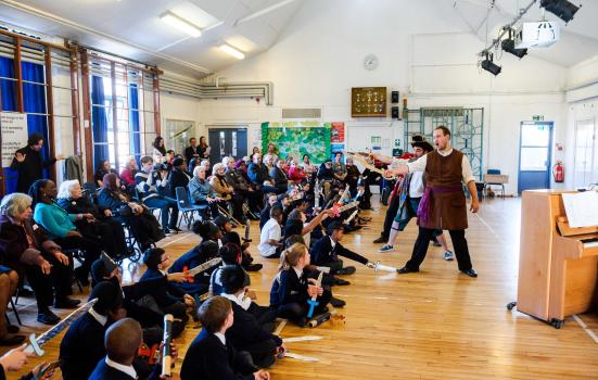 Photo of Opera Holland Park's work in primary schools