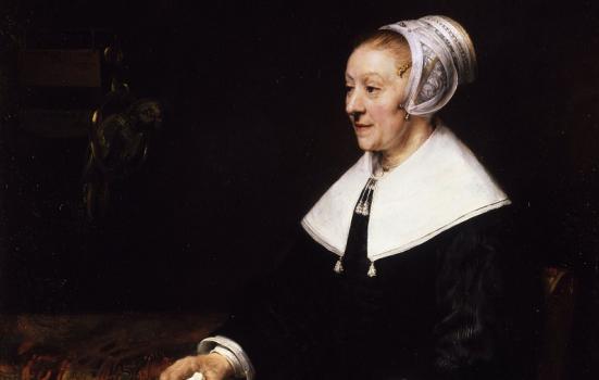 Photo of Rembrandt’s portrait of Catrina Hooghsaet