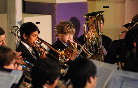 Photo of a School orchestra 