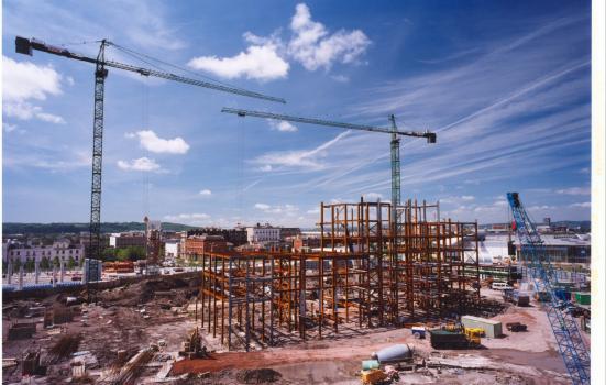 Image of Cardiff Bay building site